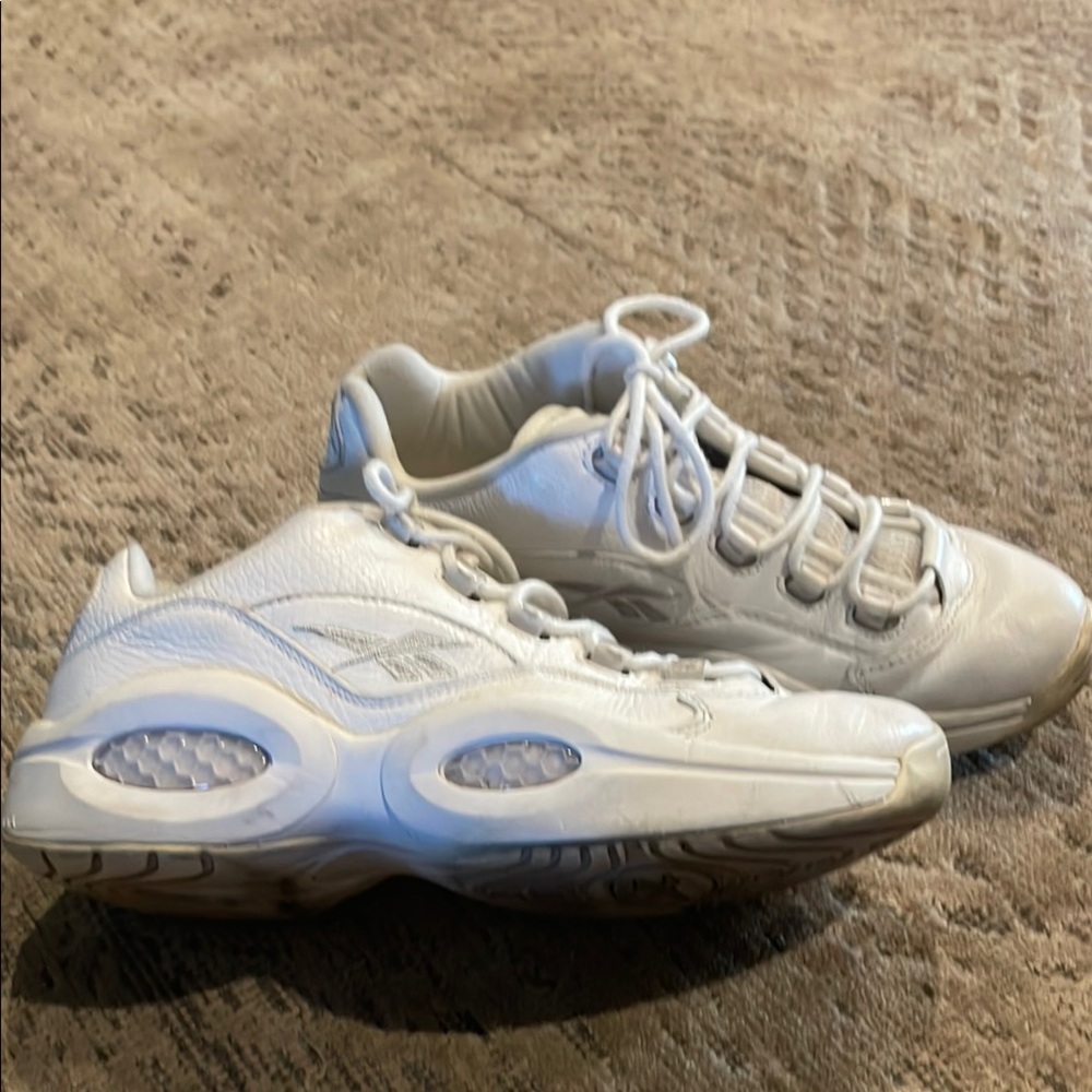 Reebok Allen Iverson Question Classic white basketball shoes